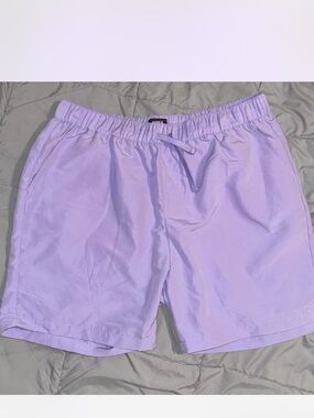 Super Massive Lavender Drawstring Men’s Casual Shorts size large